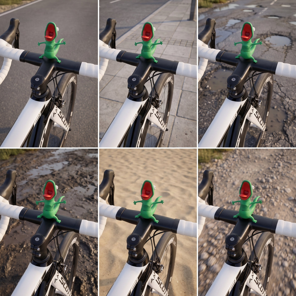 Muñeco para bici que hace tu ruta más divertida